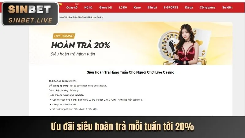 Khuyến mãi hoàn trả thể thao cực cao hàng ngày tại ga65 thể thao